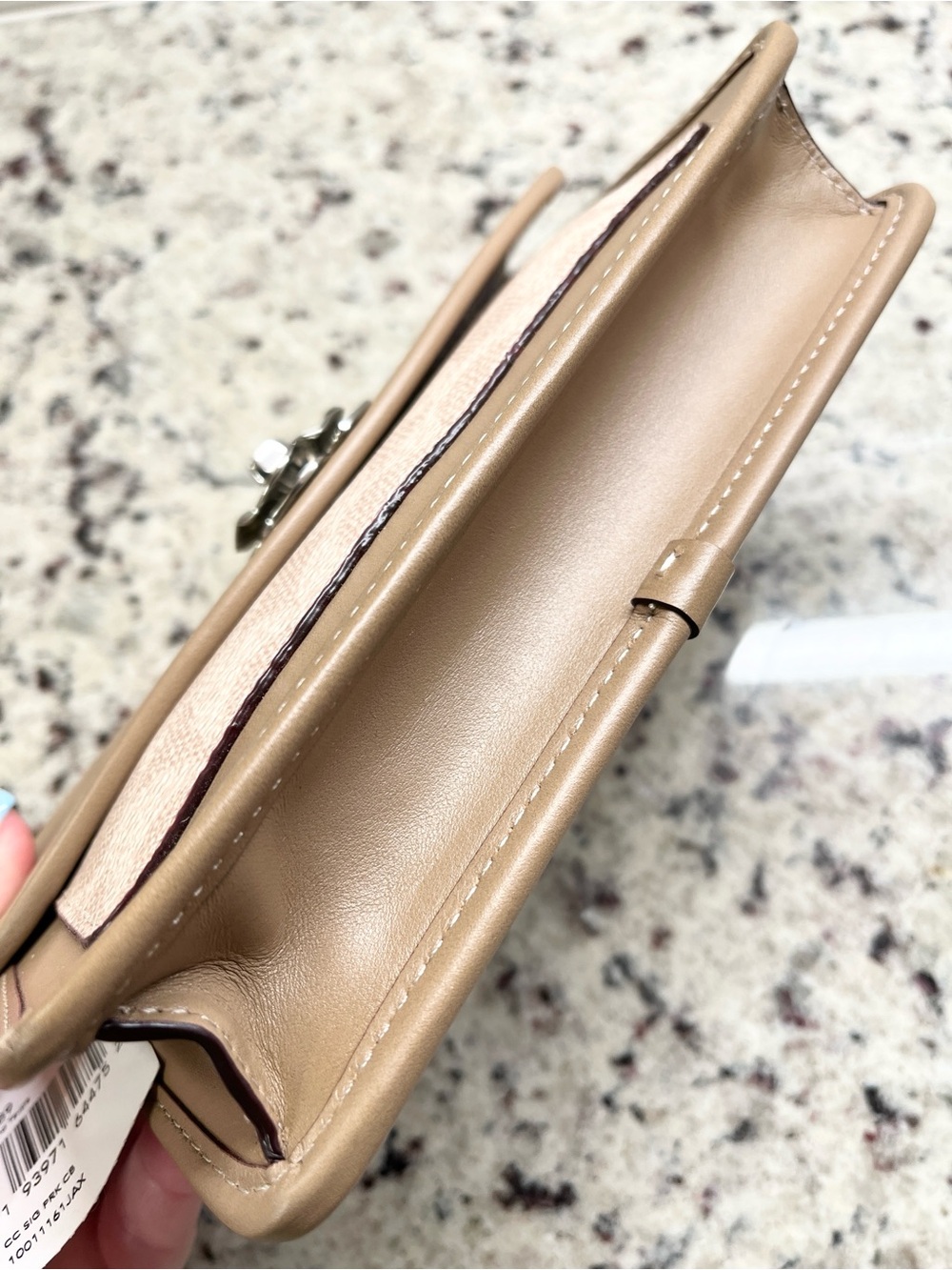 Coach Parker Signature Crossbody Bag with Tea Rose Closure NWT - Picture 6 of 14